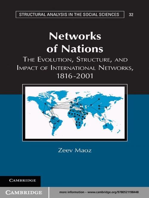 Cover of the book Networks of Nations by Zeev Maoz, Cambridge University Press