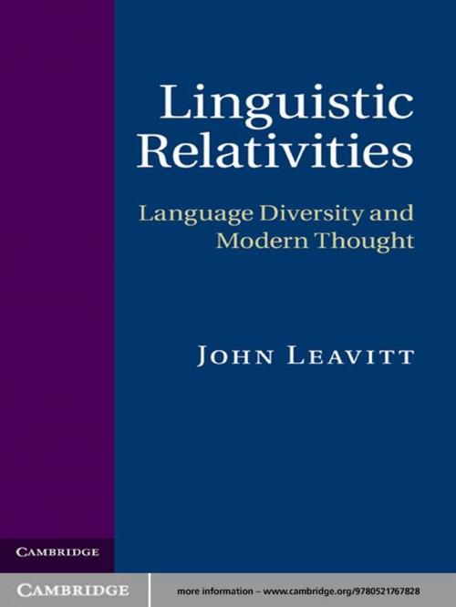 Cover of the book Linguistic Relativities by John Leavitt, Cambridge University Press