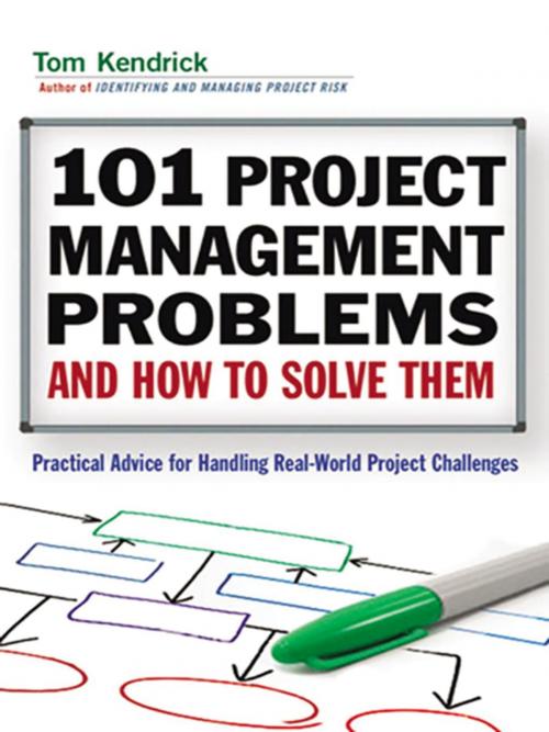 Cover of the book 101 Project Management Problems and How to Solve Them by Tom Kendrick, AMACOM