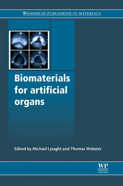 Cover of the book Biomaterials for Artificial Organs by , Elsevier Science
