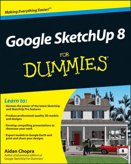 Cover of the book Google SketchUp 8 For Dummies by Aidan Chopra, Wiley