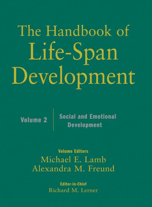 Cover of the book The Handbook of Life-Span Development, Volume 2 by Richard M. Lerner, Michael E. Lamb, Alexandra M. Freund, Wiley