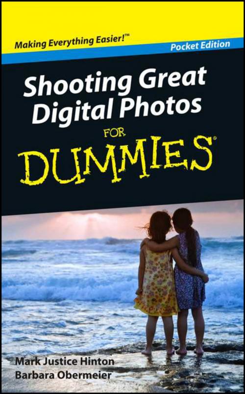 Cover of the book Shooting Great Digital Photos For Dummies, Pocket Edition by Mark Justice Hinton, Barbara Obermeier, Wiley