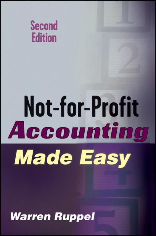 Cover of the book Not-for-Profit Accounting Made Easy by Warren Ruppel, Wiley