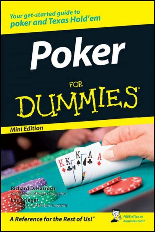 Cover of the book Poker For Dummies®, Mini Edition by Richard D. Harroch, Lou Krieger, John Wiley & Sons