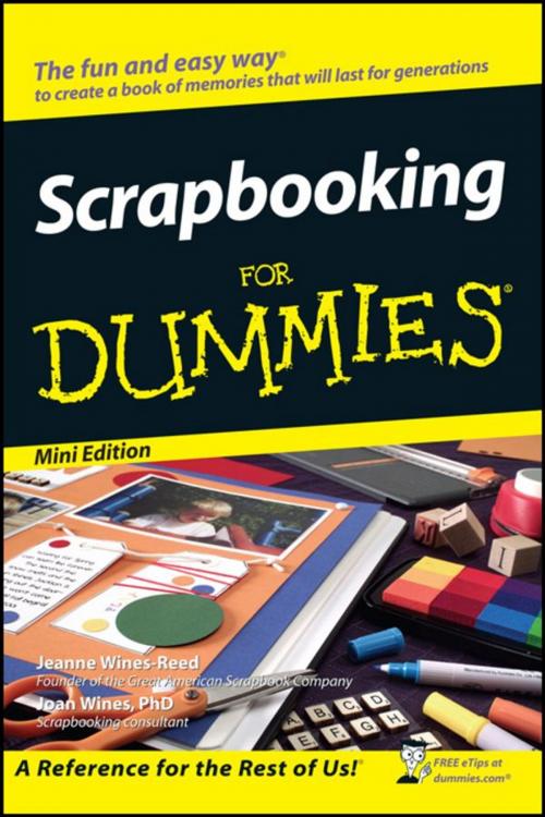 Cover of the book Scrapbooking For Dummies®, Mini Edition by Jeanne Wines-Reed, Joan Wines, John Wiley & Sons