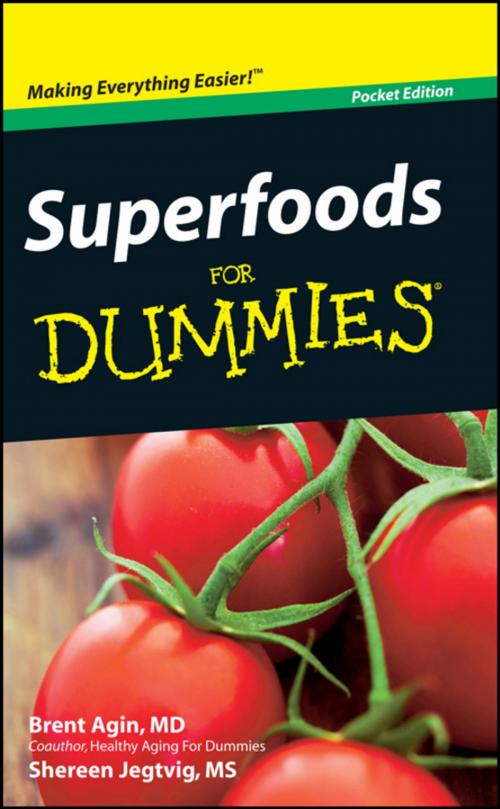 Cover of the book Superfoods For Dummies, Pocket Edition by Brent Agin, Shereen Jegtvig, Wiley