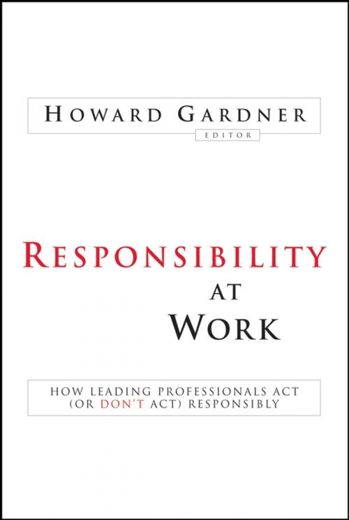 Cover of the book Responsibility at Work by , Wiley
