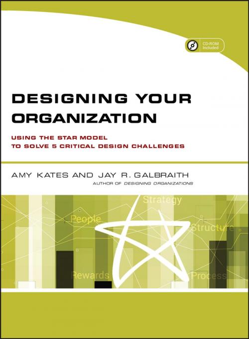 Cover of the book Designing Your Organization by Amy Kates, Jay R. Galbraith, Wiley
