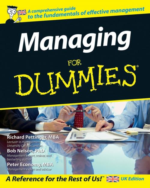 Cover of the book Managing For Dummies by Richard Pettinger, Bob Nelson, Peter Economy, Wiley