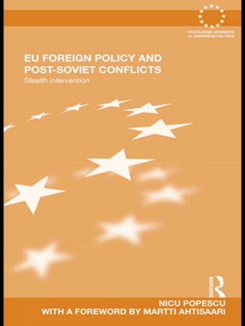 Cover of the book EU Foreign Policy and Post-Soviet Conflicts by Nicu Popescu, Taylor and Francis