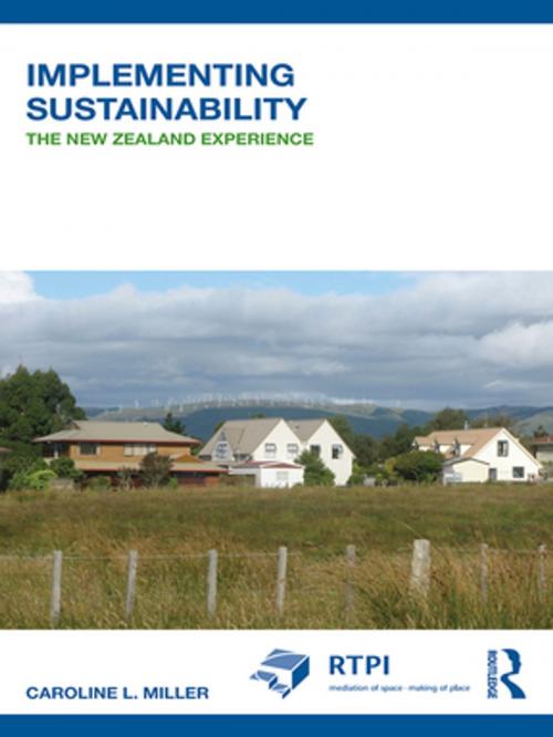 Cover of the book Implementing Sustainability by Caroline L. Miller, Taylor and Francis