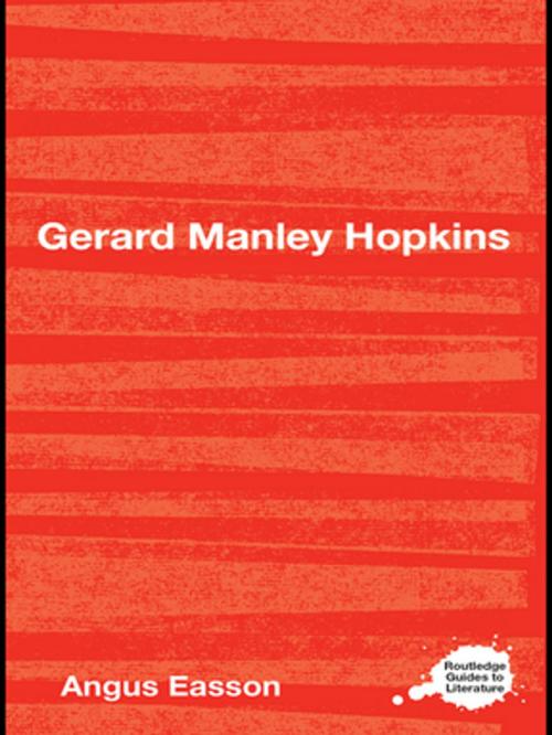 Cover of the book Gerard Manley Hopkins by Angus Easson, Taylor and Francis