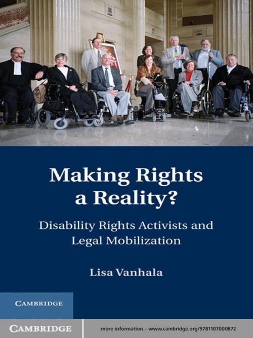 Cover of the book Making Rights a Reality? by Lisa Vanhala, Cambridge University Press