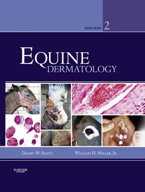 Cover of the book Equine Dermatology - E-Book by Danny W. Scott, DVM, DACVD, William H. Miller Jr., VMD, DACVD, Elsevier Health Sciences