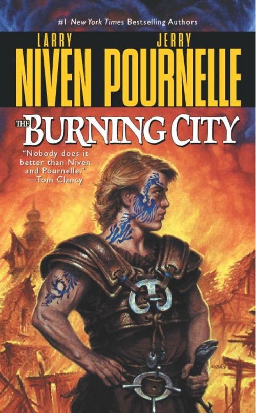 Cover of the book The Burning City by Larry Niven, Jerry Pournelle, Atria Books