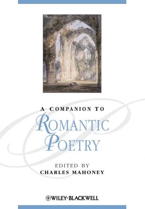 Cover of the book A Companion to Romantic Poetry by , Wiley