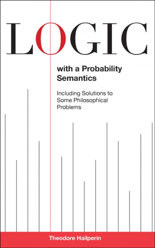 Cover of the book Logic with a Probability Semantics by Theodore Hailperin, Lehigh University Press