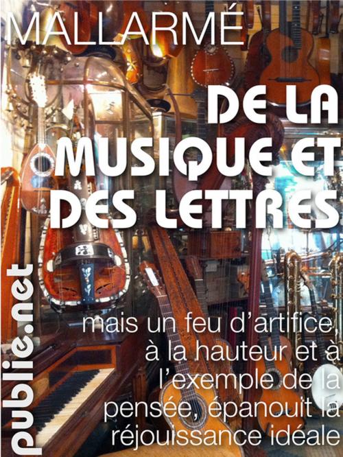 Cover of the book De la musique et des lettres by Stéphane Mallarmé, publie.net