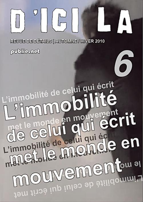 Cover of the book d'ici là, n°6 by Pierre Ménard, publie.net