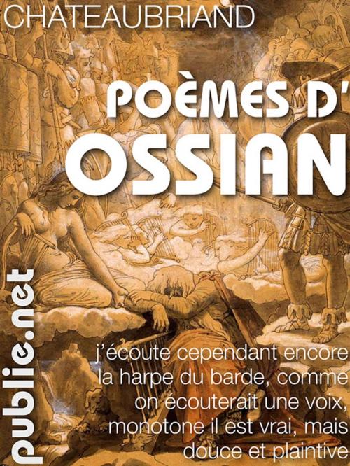 Cover of the book Poèmes d'Ossian by François-René de Chateaubriand, publie.net