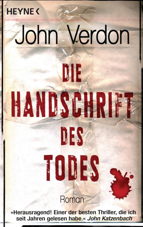 Cover of the book Die Handschrift des Todes by John Verdon, Heyne Verlag