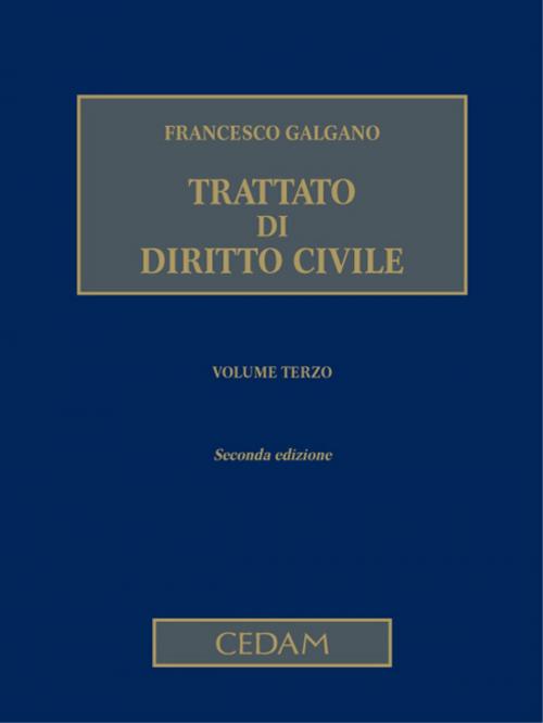 Cover of the book Trattato di diritto civile - Vol. III by Francesco Galgano, Cedam