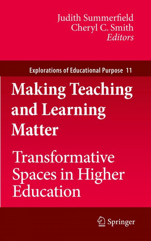 Cover of the book Making Teaching and Learning Matter by , Springer Netherlands
