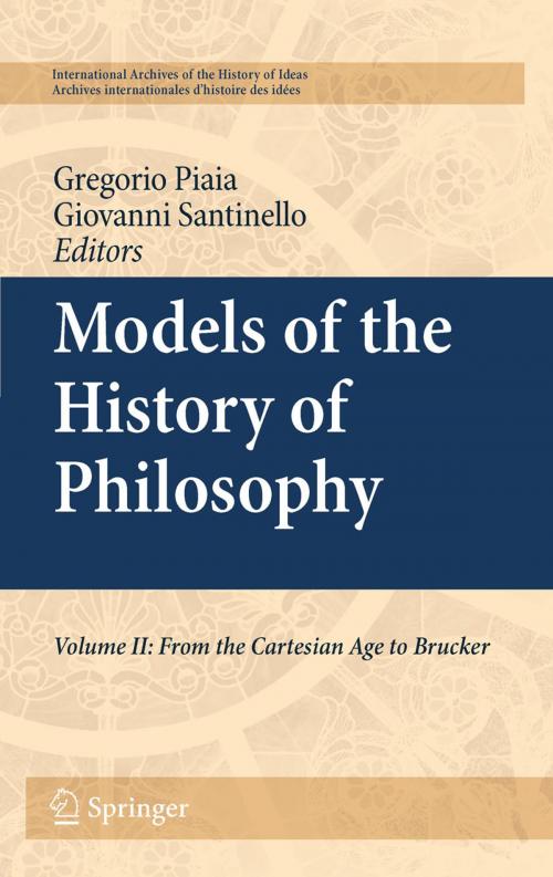 Cover of the book Models of the History of Philosophy by , Springer Netherlands