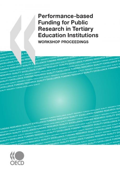 Cover of the book Performance-based Funding for Public Research in Tertiary Education Institutions by Collective, OECD