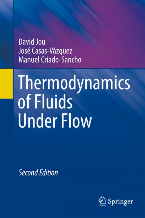 Cover of the book Thermodynamics of Fluids Under Flow by David Jou, José Casas-Vázquez, Manuel Criado-Sancho, Springer Netherlands