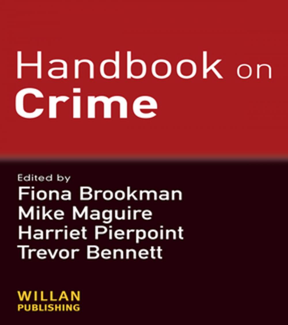 Big bigCover of Handbook on Crime