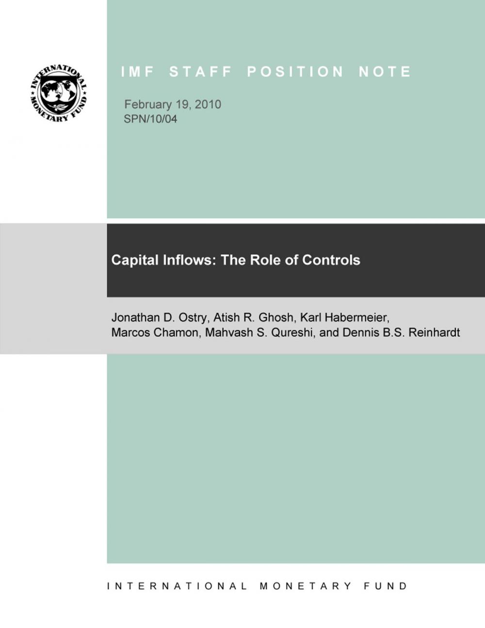 Big bigCover of Capital Inflows: The Role of Controls