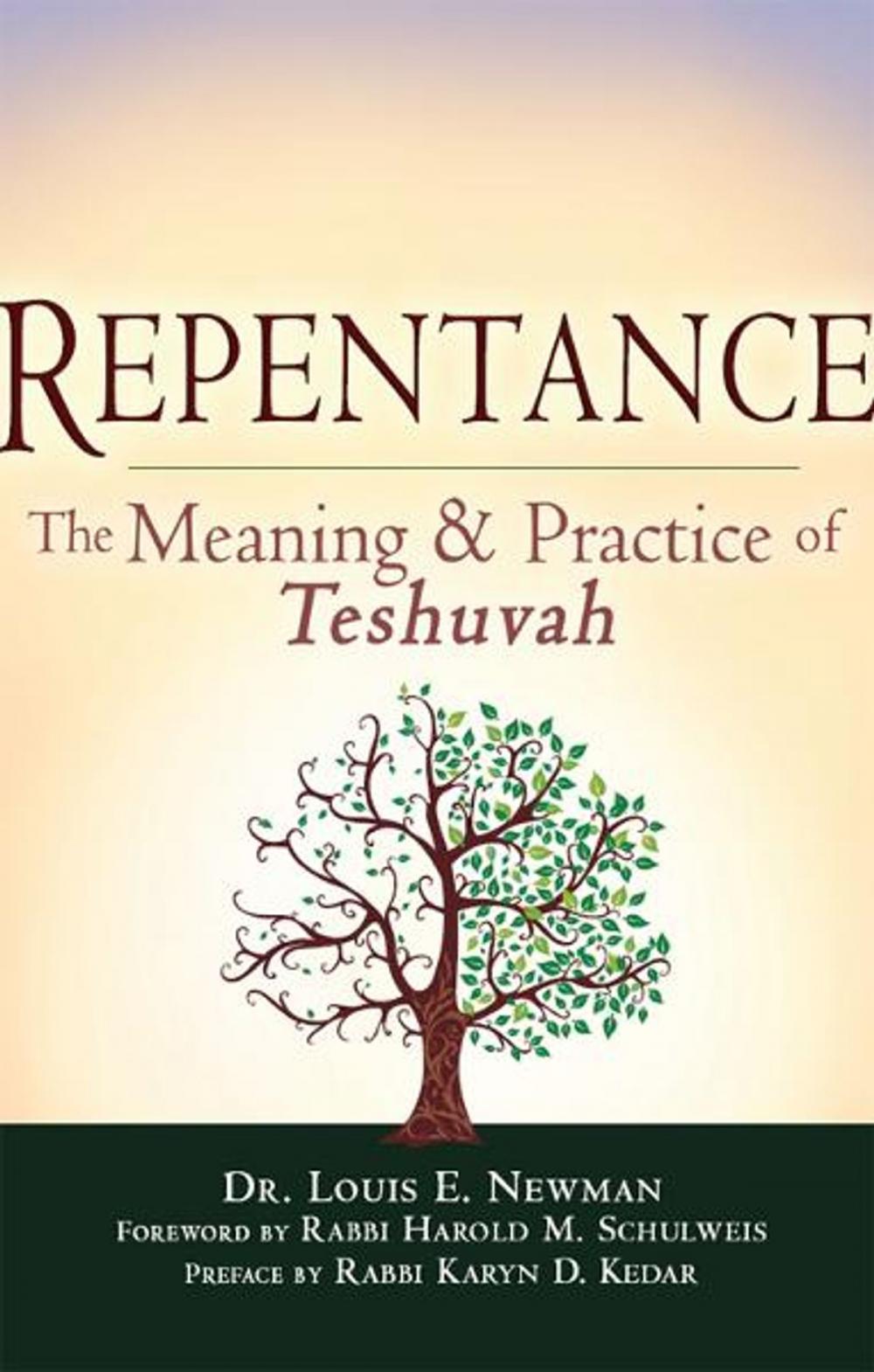 Big bigCover of Repentance: The Meaning and Practice of Teshuva