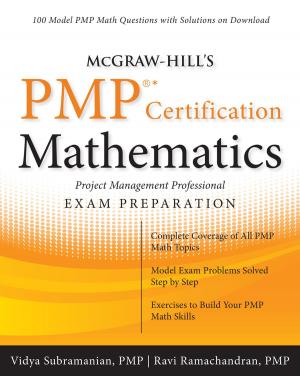 Book cover of McGraw-Hill's PMP Certification Mathematics with CD-ROM