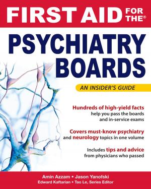 Cover of the book First Aid for the Psychiatry Boards by J.R. Phillip, MD, PhD