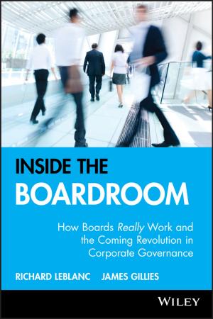 Cover of the book Inside the Boardroom by Alexander Osterwalder, Gregory Bernarda, Alan Smith, Trish Papadakos, Yves Pigneur
