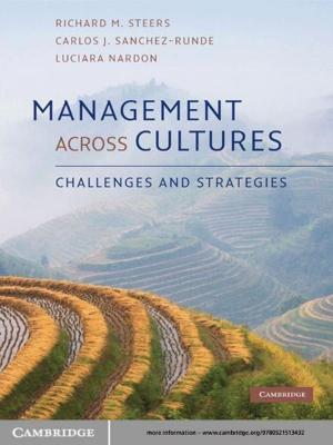 Cover of the book Management across Cultures by James D. Morrow