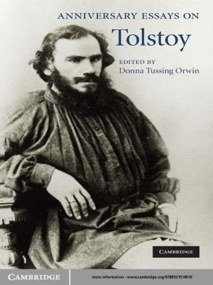 Cover of the book Anniversary Essays on Tolstoy by Michael A. McCarthy