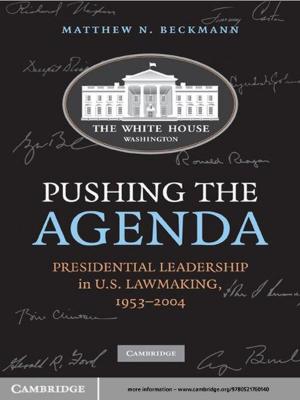 Cover of the book Pushing the Agenda by Giovanni Pratesi, Vanni Moggi Cecchi, Monica M. Grady
