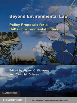 Cover of the book Beyond Environmental Law by Thomas B. Newman, Michael A. Kohn