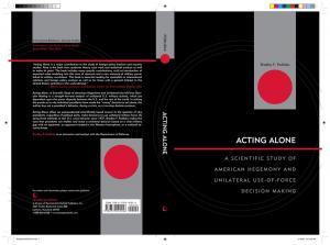 Cover of the book Acting Alone by Rita J. Simon, Sarah Hernandez