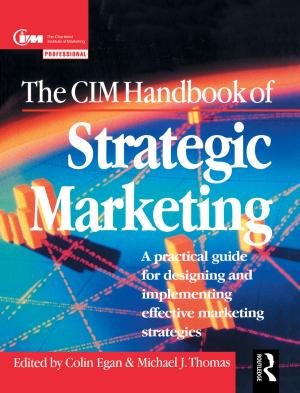 Book cover of CIM Handbook of Strategic Marketing