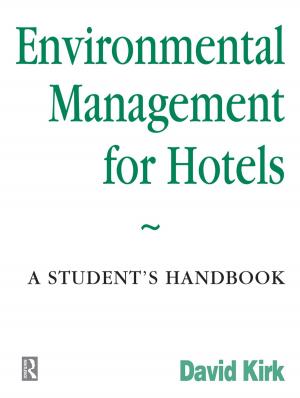 Cover of the book Environmental Management for Hotels by James Simme