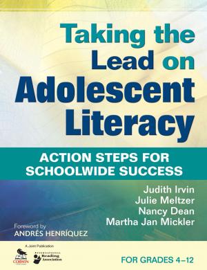 Cover of the book Taking the Lead on Adolescent Literacy by Neloufer De Mel
