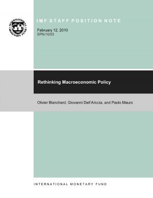 Cover of the book Rethinking Macroeconomic Policy by International Monetary Fund.  Monetary and Capital Markets Department