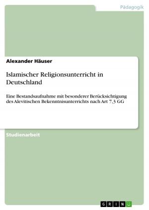Cover of the book Islamischer Religionsunterricht in Deutschland by Jens Herbertz