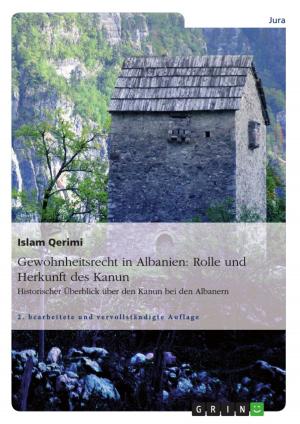 Cover of the book Gewohnheitsrecht in Albanien: Rolle und Herkunft des Kanun by Sebastian Wiesnet