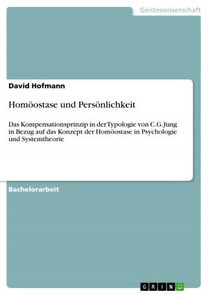 Cover of the book Homöostase und Persönlichkeit by Stefanie Dietzel