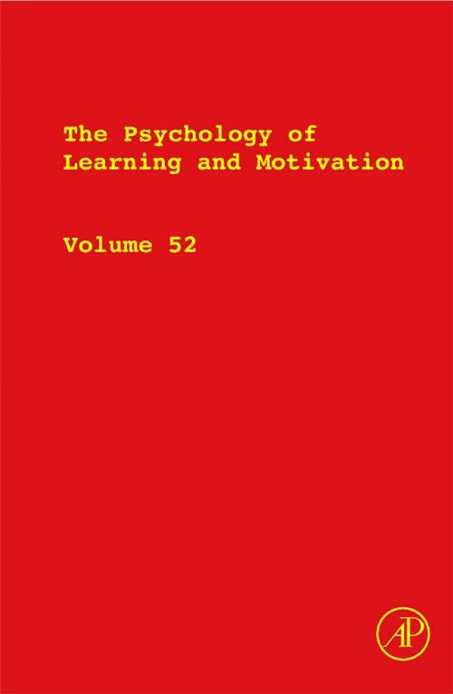 Cover of the book The Psychology of Learning and Motivation by Brian H. Ross, Elsevier Science